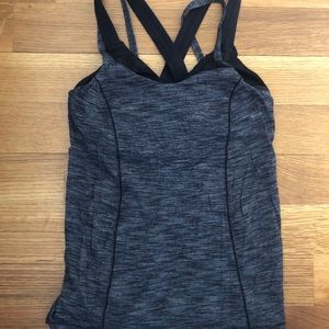 Gray Lululemon tank top